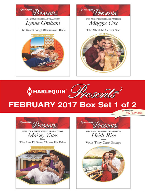Title details for Harlequin Presents February 2017, Box Set 1 of 2 by Lynne Graham - Wait list